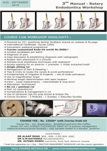 3rd Manual-Rotary Endodontics  Workshop